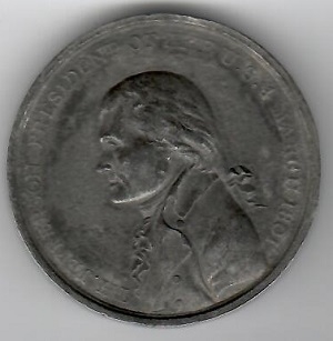 Thomas Jefferson Inaugural Medal Cast Copy