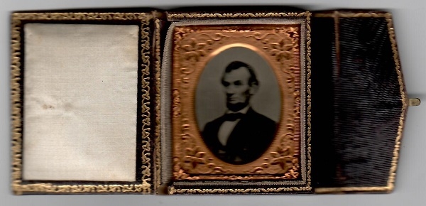 Abraham Lincoln Tintype and Case