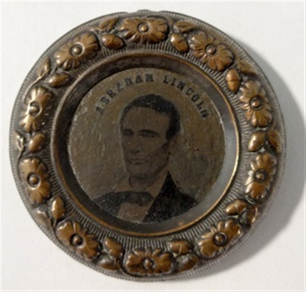 Lincoln, Hamlin Largest Size Doughnut Ferrotype
