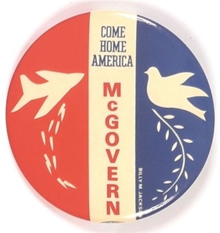 McGovern Come Home America Jet and Dove