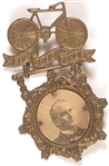 McKinley for Good Roads Bicycle Pin