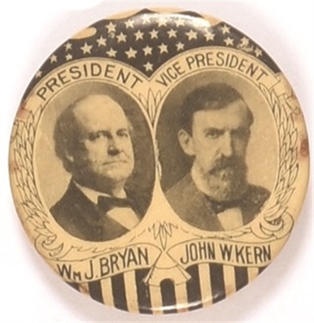 Bryan, Kern Scarce 1908 Jugate