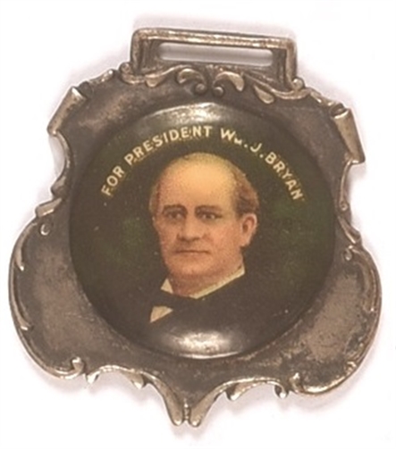 William Jennings Bryan Celluloid Fob