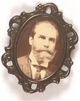 Hughes Sepia Cameo Pin