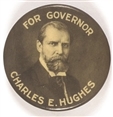 Hughes for Governor Black and White Celluloid