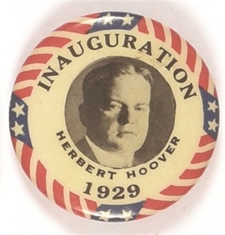Hoover Inauguration Celluloid