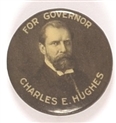 Hughes for Governor Black and White Pin
