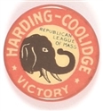 Harding, Coolidge Massachusetts Victory Pin