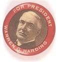 Harding for President Red Border