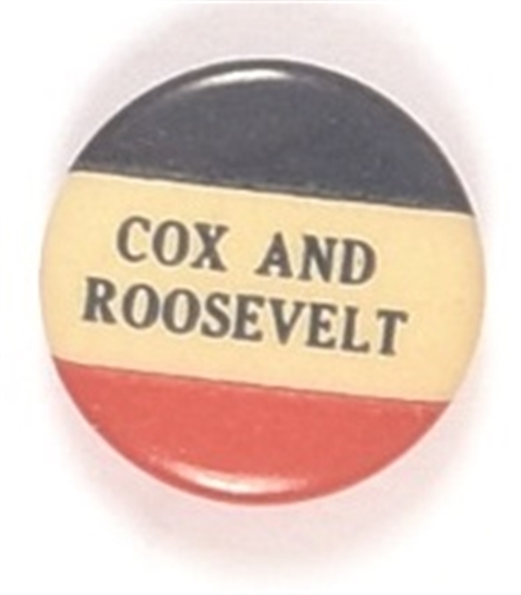 Cox and Roosevelt RWB Celluloid