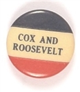 Cox and Roosevelt RWB Celluloid