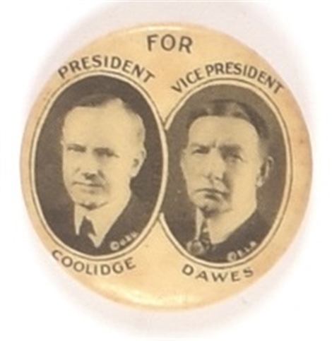 Coolidge, Dawes Celluloid Jugate