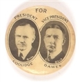 Coolidge, Dawes Celluloid Jugate