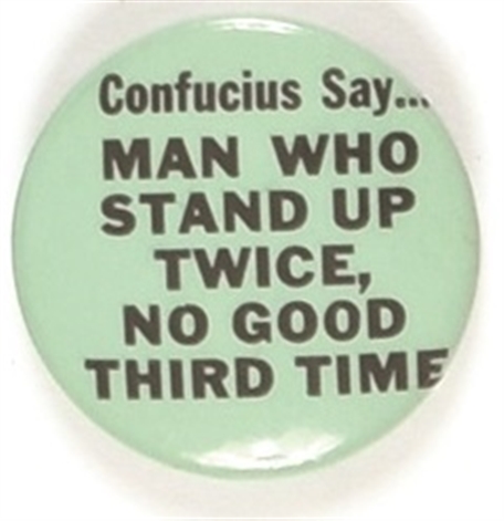 Confucius Third Time Blue Celluloid