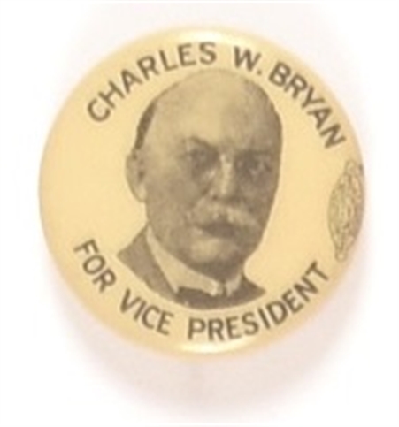 Bryan for Vice President Celluloid