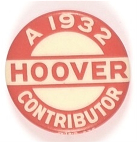 Hoover 1932 Contributor