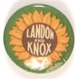 Landon Sunflower Pin with Green Border