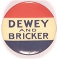 Dewey and Bricker 1944 Celluloid