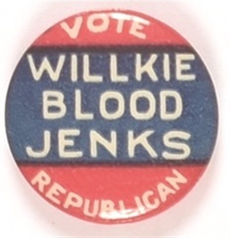 Willkie, Blood, Jenks New Hampshire Coattail