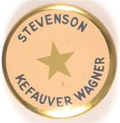 Stevenson, Kefauver, Wagner NY Coattail