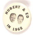Hubert and Ed in 1968