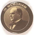McKinley in Memoriam Black and White Celluloid