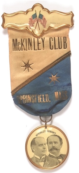 McKinley Club of Springfield, MA Badge