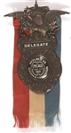 Roosevelt 1904 Delegate Badge