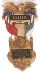Hughes 1916 Delegate Badge