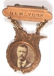 Roosevelt New York Sepia Badge