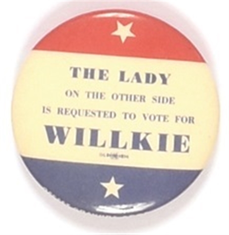 Willkie Lady on the Other Side Mirror