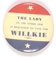 Willkie Lady on the Other Side Mirror