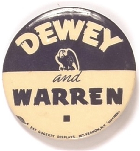 Dewey and Warren Eagle Pin