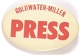 Goldwater, Miller Rare Press Pin