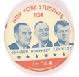New York Students for LBJ, HHH, RFK