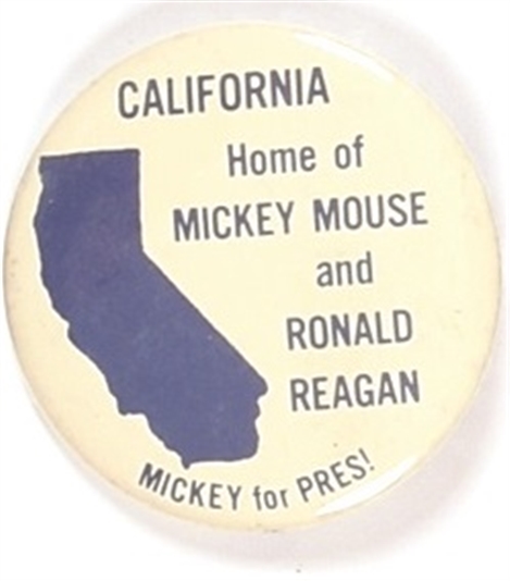 California Home of Mickey Mouse and Ronald Reagan