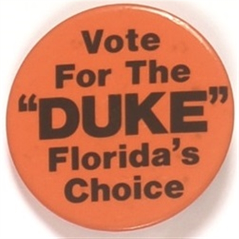 The Duke Floridas Choice
