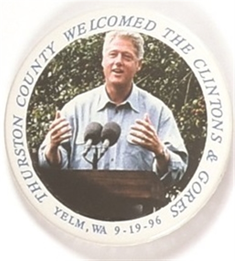 Thurston County Welcomes Bill Clinton