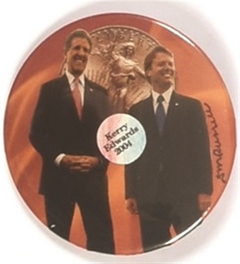 Kerry, Edwards Scarce 2004 Pin