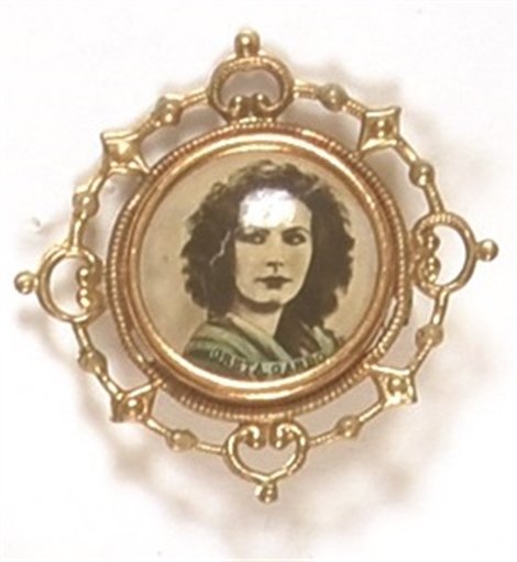 Great Garbo Early Pinback