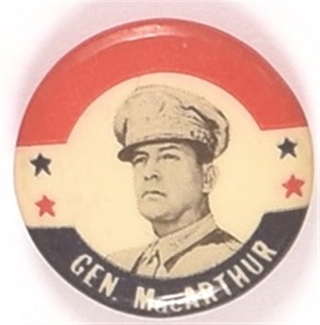 Gen. MacArthur RWB Celluloid
