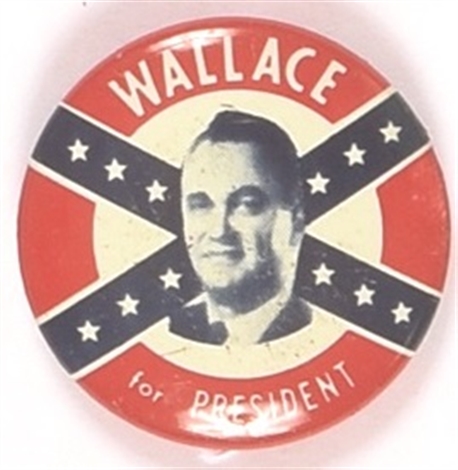 Wallace Confederate Flag Litho