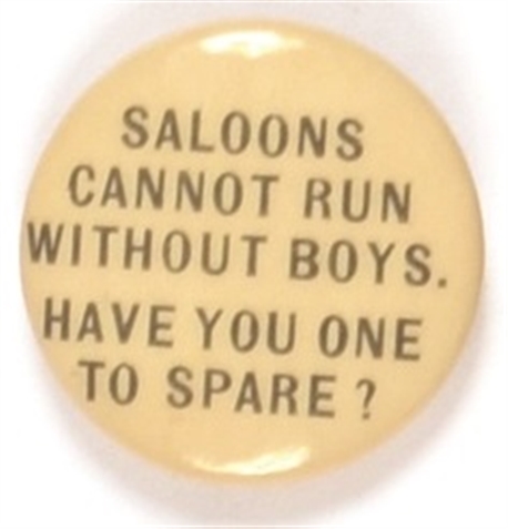 Saloons Cannot Run Without Boys