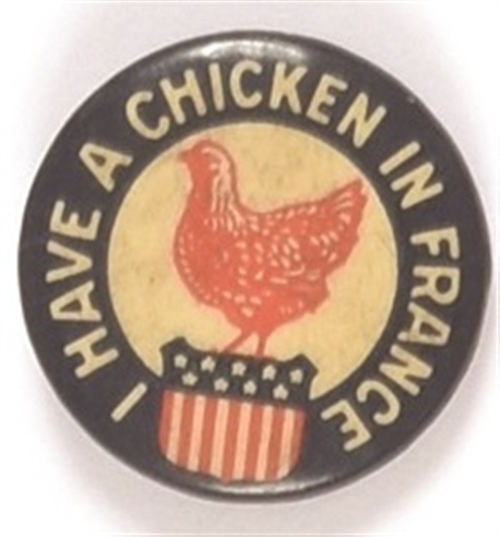 I Have a Chicken in France WW I Celluloid