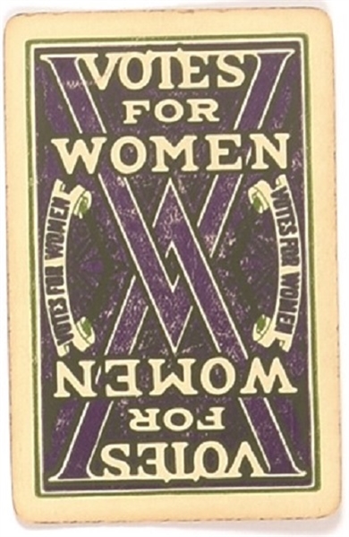 Votes for Women King of Diamonds Playing Card
