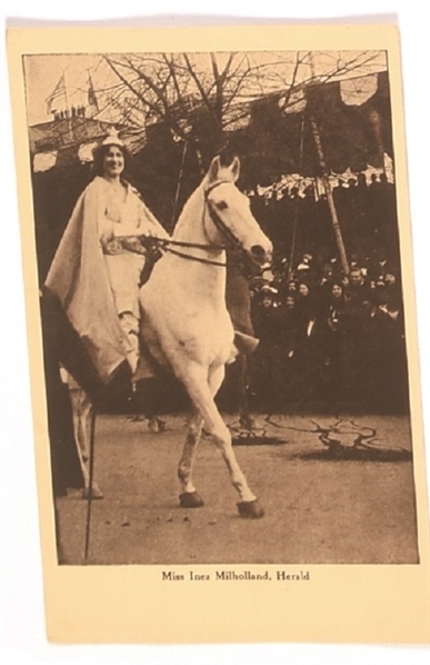 Inez Mulholland Suffrage Postcard