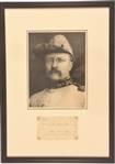 TR Rough Rider Photo and Signed Envelope