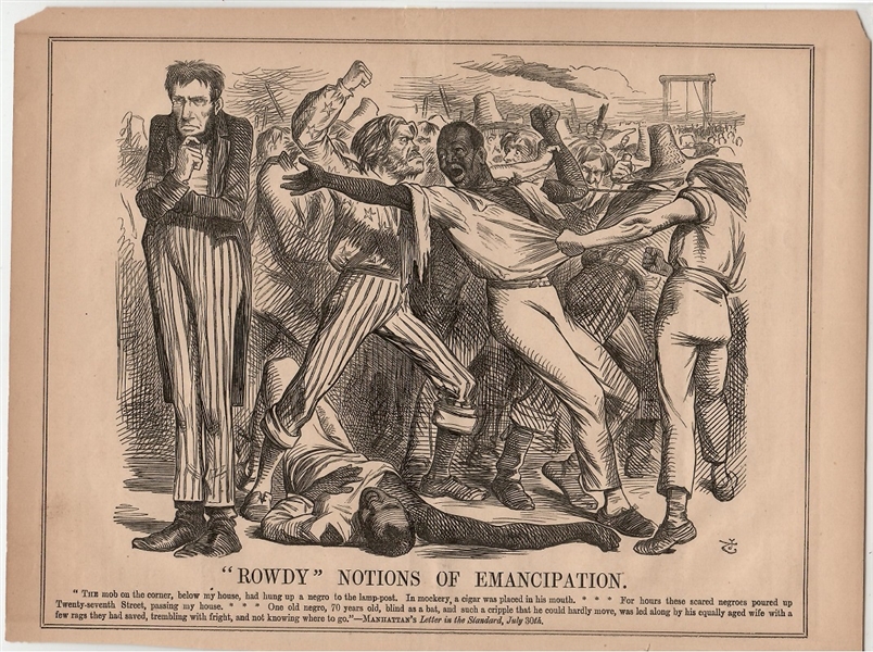 Rowdy Emancipation Cartoon