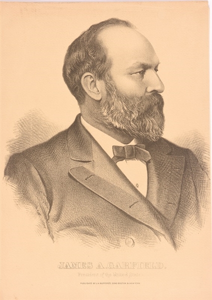 James Garfield Lithograph Print