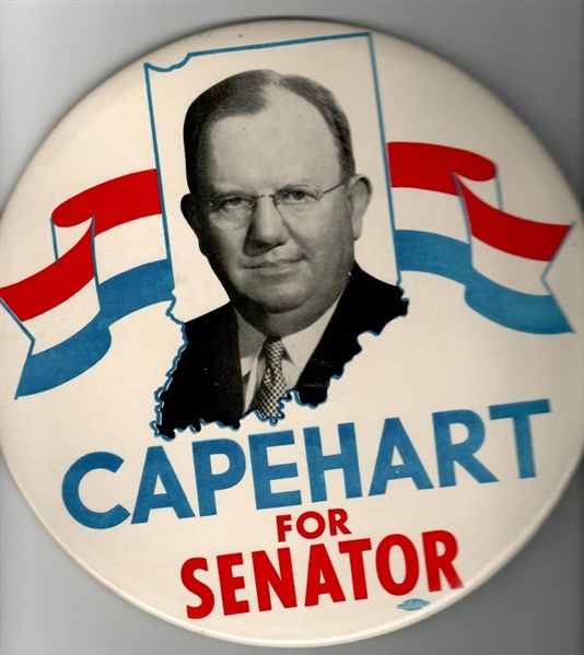 Capehart for Senator Indiana 9-Inch Celluloid